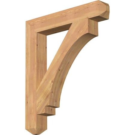 Ekena Millwork Imperial Craftsman Smooth Bracket, Western Red Cedar, 5 1/2"W x 36"D x 42"H BKT06X36X42IMP04SWR